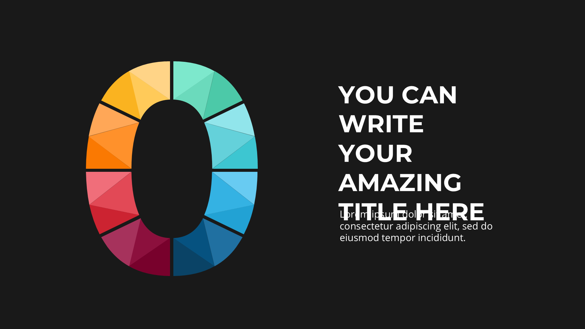 Alphabet Dark slide 1